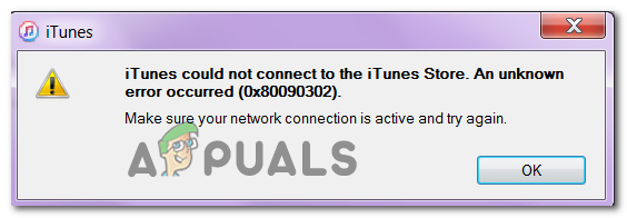 Как исправить iTunes не может подключиться ошибка 0x80090302 на Windows 10?