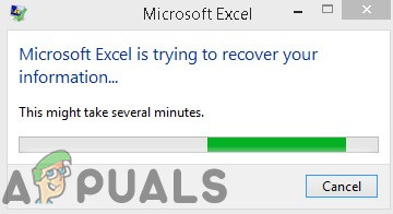 Исправлено: Microsoft Excel пытается восстановить вашу информацию