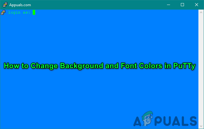 Настройка PuTTy: изменение цвета фона и шрифта в PuTTy