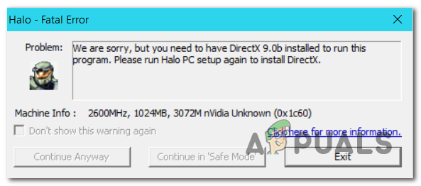 Как устранить ‘Halo CE DX Fatal Error’ в Windows 10?