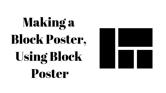 Как использовать блок-постер