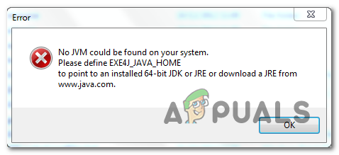 Как исправить ошибку JVM, не найденную в Windows 10