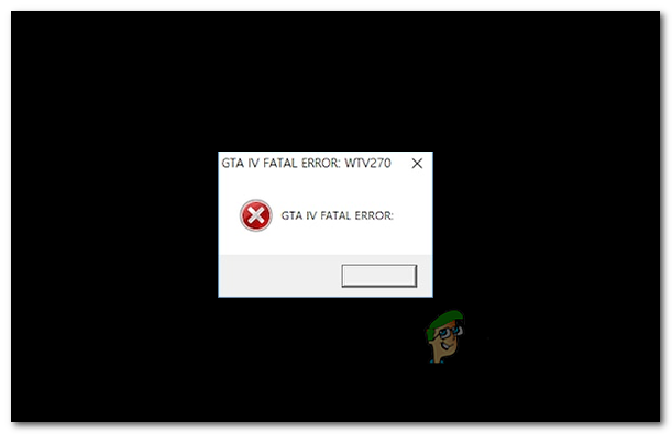 Исправить GTA IV Fatal Error WTV270