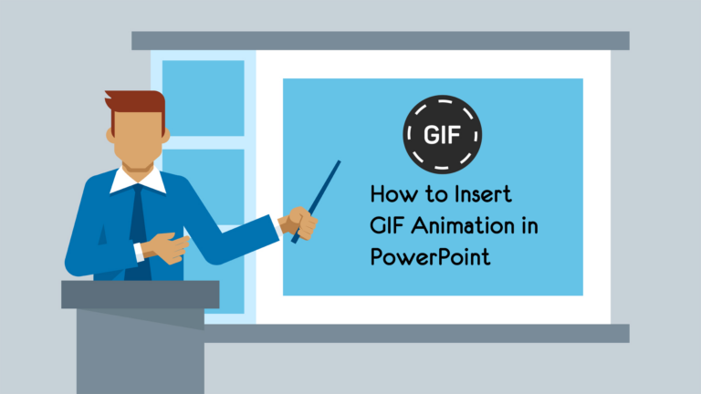 Как вставить анимированный GIF в PowerPoint?