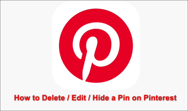 Как удалить / изменить / скрыть значок на Pinterest?