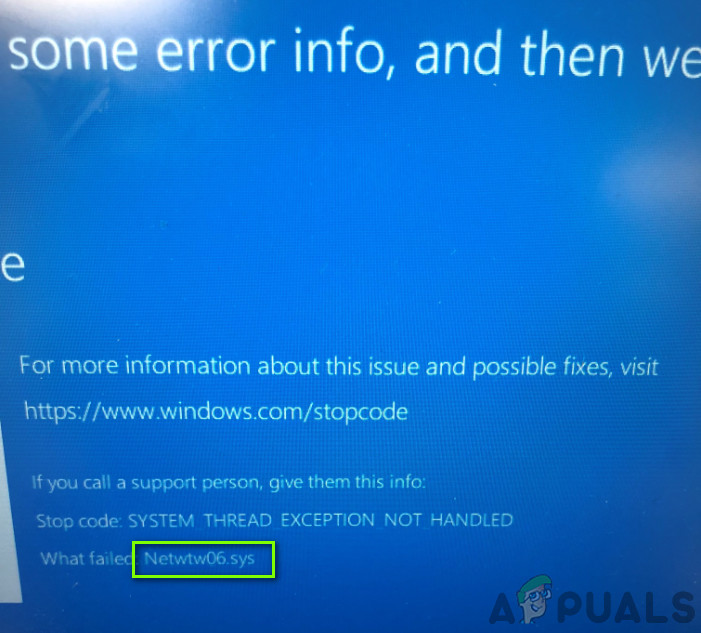 Как исправить «Netwtw06.Sys Failed» BSOD в Windows 10