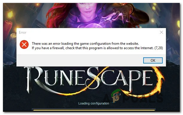 [FIX] «Ошибка загрузки конфигурации игры с веб-сайта» в Runescape