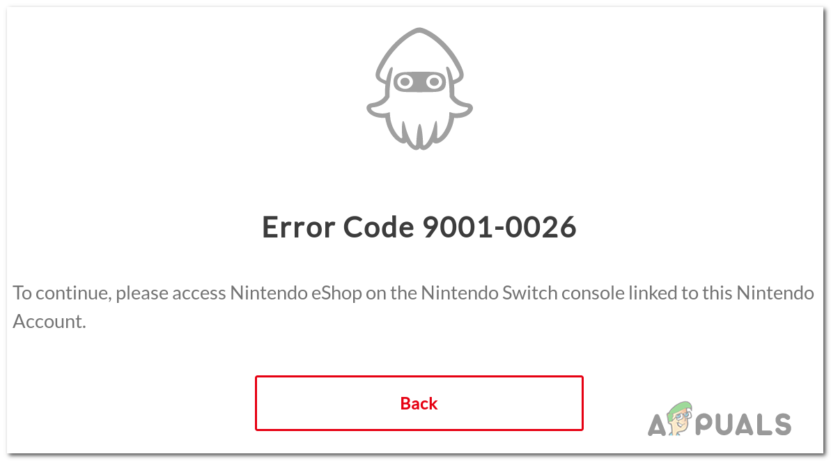 FIX] Код ошибки Nintendo Switch 9001-0026 - Ddok