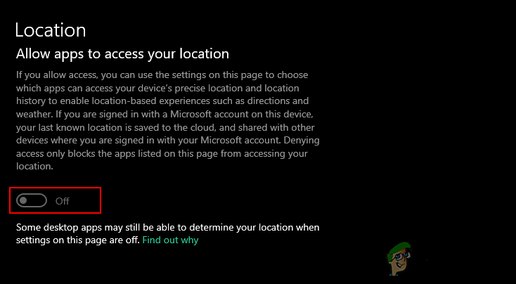 Как запретить приложениям доступ к местоположению в Windows 10?