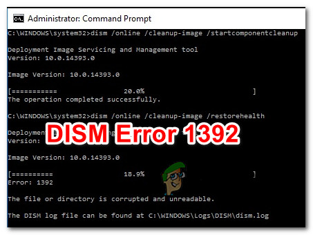 Как исправить ошибку DISM 1392 в Windows