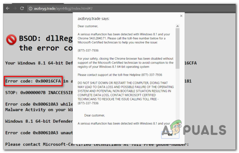 Как исправить код ошибки Защитника Windows 0x80016CFA