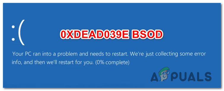 Как исправить 0xDEAD039E BSOD в Windows 10