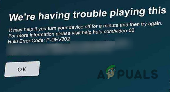[FIXED] Код ошибки Hulu P-Dev302