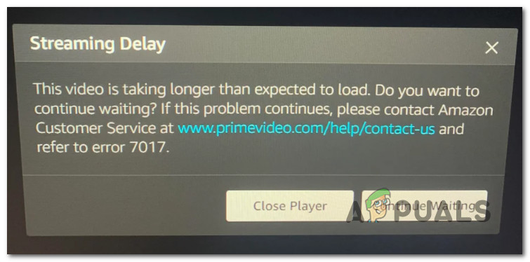 Amazon Prime Error 7017 «Видео длится дольше, чем ожидалось» Решения