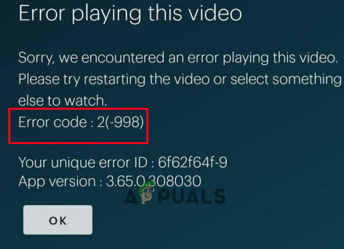 Как исправить код ошибки: 2 (-998) в Hulu?