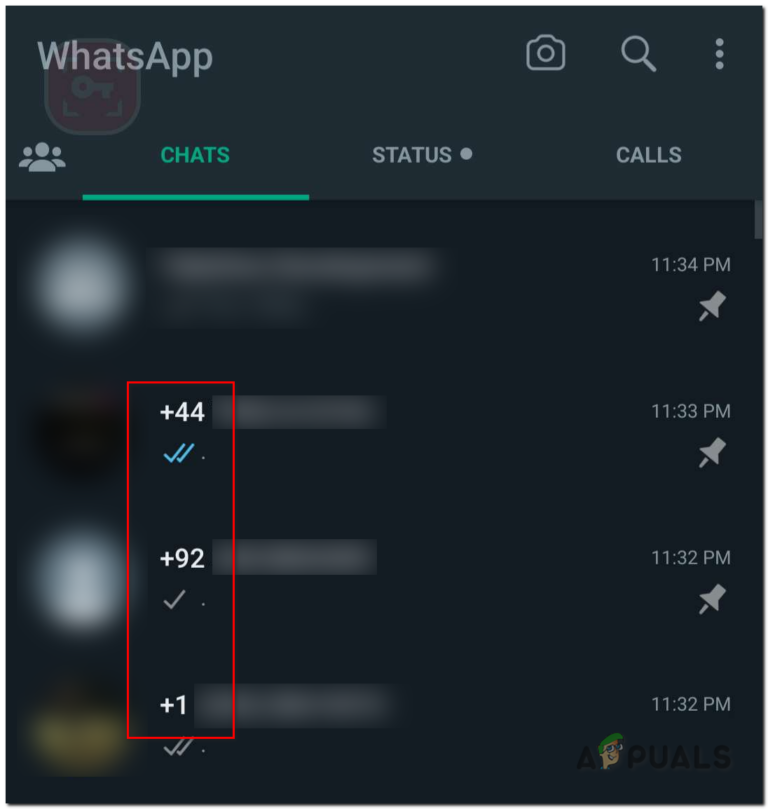 Исправлено: контакты WhatsApp отображаются как номера телефонов в Android