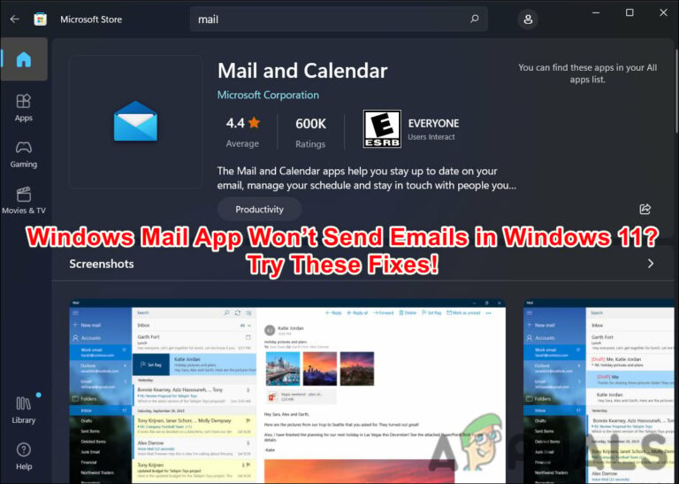 Приложение Windows Mail не отправляет электронные письма?  Попробуйте эти исправления!