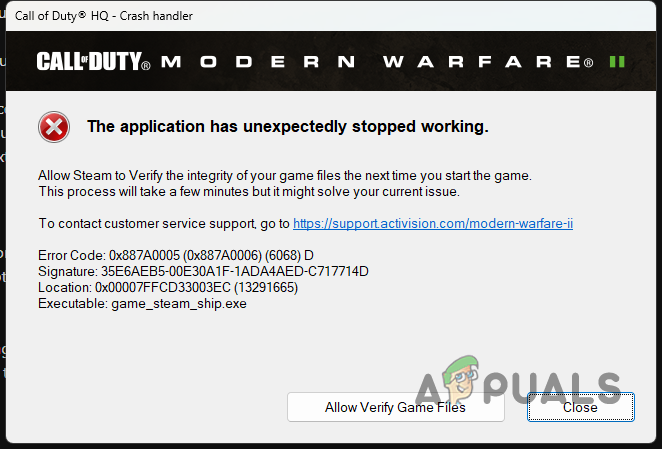 Исправлено: «Код ошибки 0x887a0005» в Call Of Duty: MW 2/Warzone 2