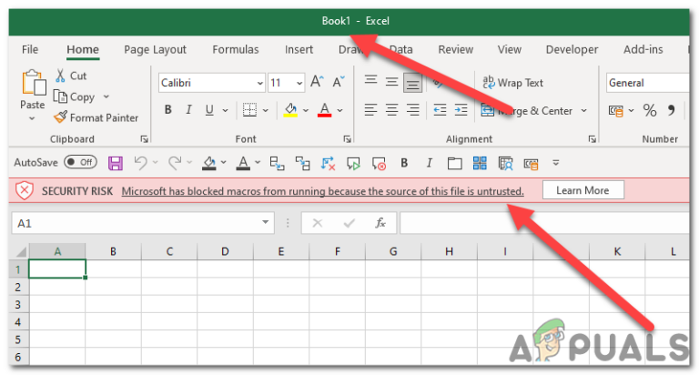 Ошибка «Microsoft заблокировала выполнение макросов» в Excel