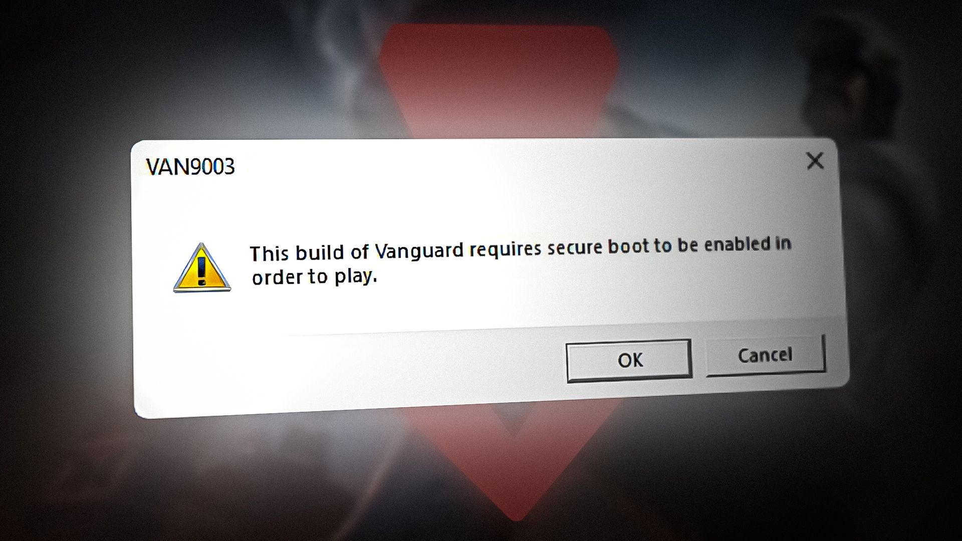 The version of vanguard requires secure boot. Van9003 valorant ошибка. Van9003 valorant Windows 11. Ошибка запуска раст античит. Ошибка 1001.