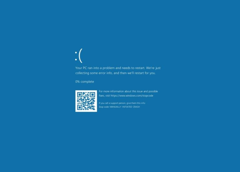 Устранение неполадок с синим экраном смерти (BSOD), вызванных Центром обновления Windows