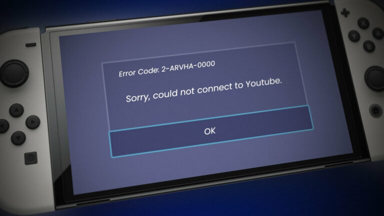 Код ошибки 2-ARVHA-0000 на Nintendo Switch?