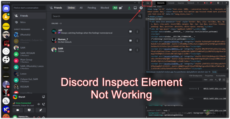 Исправлено: Inspect Element не работает в Discord (Windows, MacOS, Linux)
