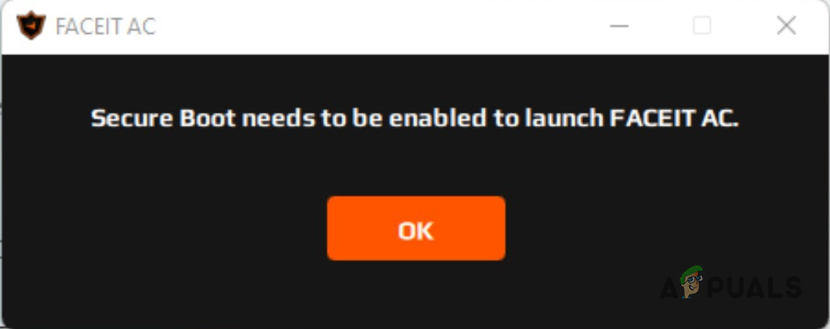 При выполнении этой операции ошибка фейсит. Ошибка secure Boot needs to be enabled to Launch FACEIT. FACEIT ANTICHEAT connection timed out. Ошибка FACEIT. Secure Boot ошибка FACEIT.