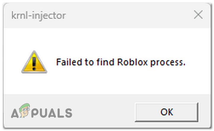 Как исправить «Не удалось найти процесс Roblox» KRNL-Injector