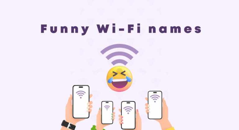 Топ-65 самых забавных и уникальных имен Wi-Fi [2023 List]