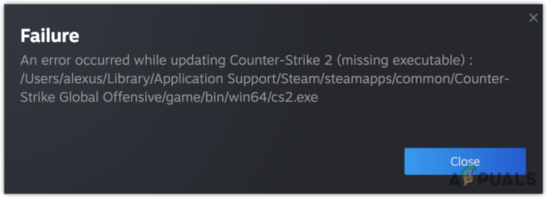 Как исправить ошибку «Ошибка обновления Counter-Strike 2: отсутствует исполняемый файл»