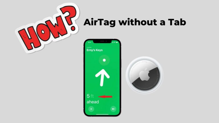 Как подключить AirTag без вкладки