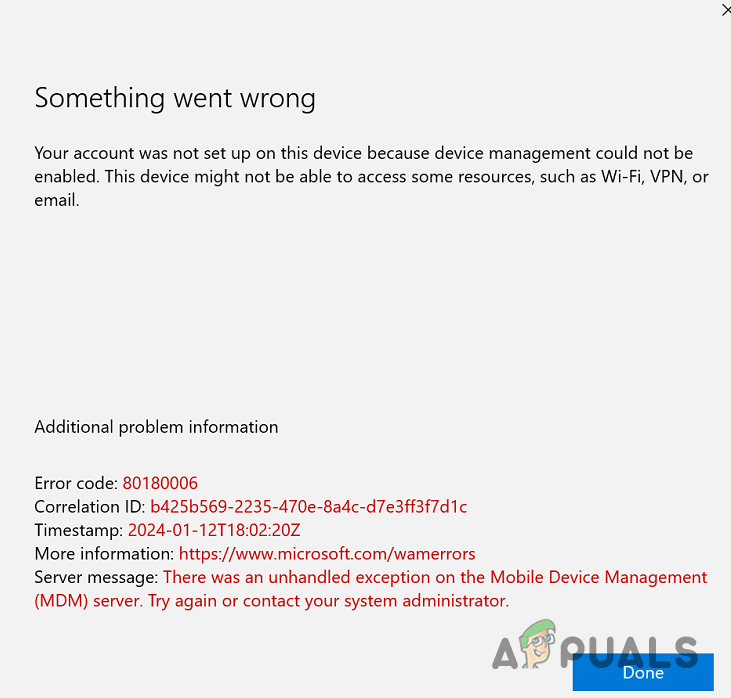 Как исправить код ошибки 80180006 при регистрации устройств в Microsoft Intune