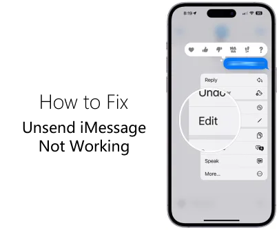 Как исправить отмену отправки iMessage, которая не работает на устройствах iOS