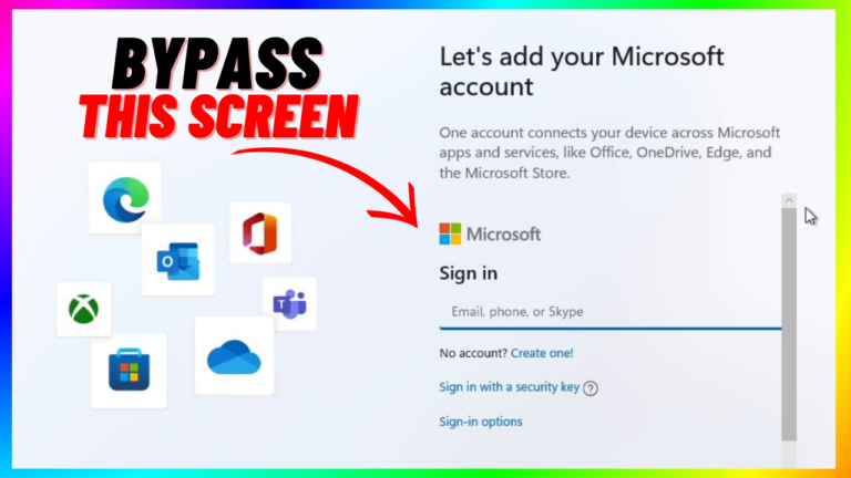 Как обойти учетную запись Microsoft при настройке Windows 11?