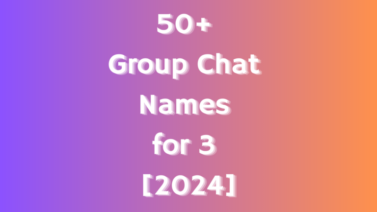Самые смешные и уникальные имена в групповом чате для 3 человек (2024 г.)