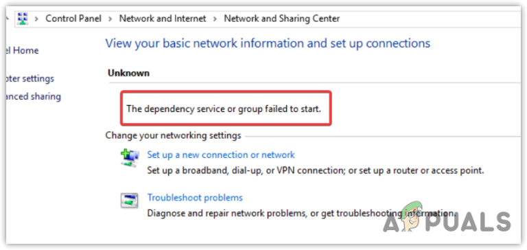 Как исправить ошибку «Не удалось запустить службу зависимостей или группу» в Windows?