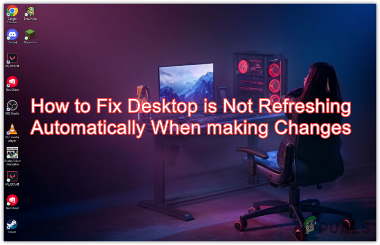 Как исправить рабочий стол Windows, который не обновляется автоматически?