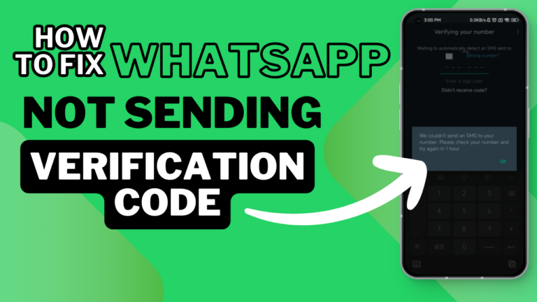 Как исправить WhatsApp не отправляет код подтверждения (2024)