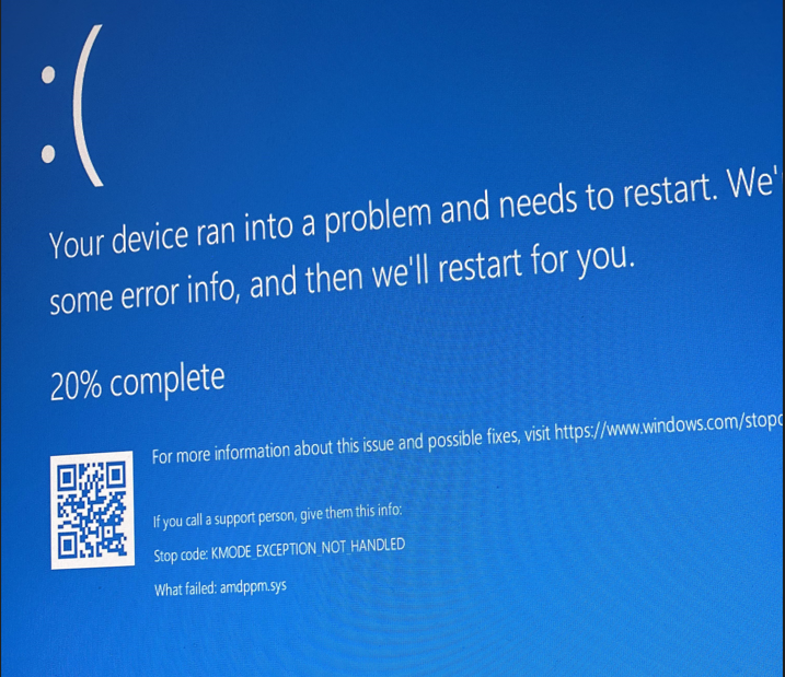 Как исправить проблему «синий экран смерти» amdppm.sys в Windows?