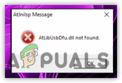 Как исправить сообщение об ошибке Atlibusbdfu.dll не найден AtJnilsp?